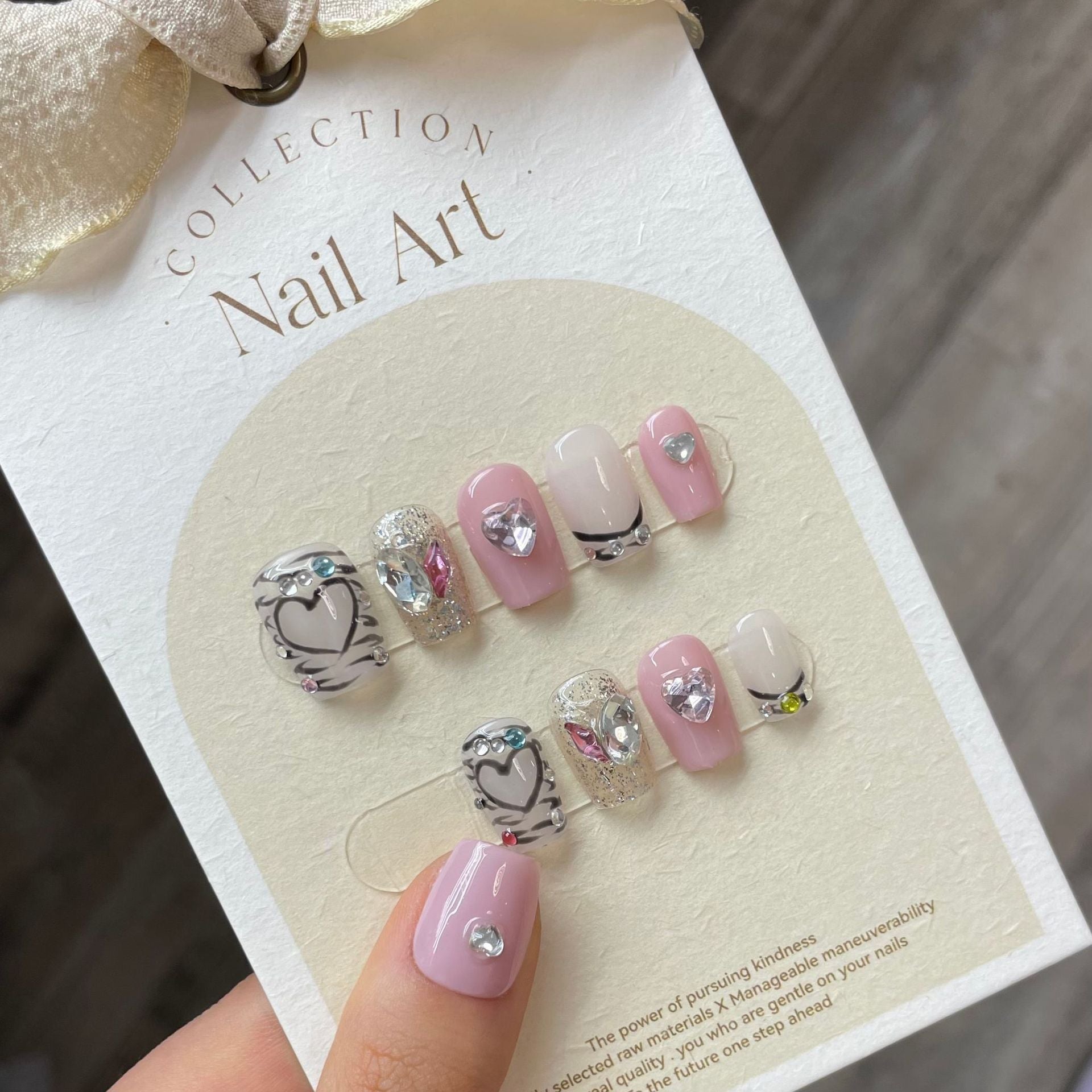 Removable Short Nail Art For Women Removable Short Nail Art For Women
